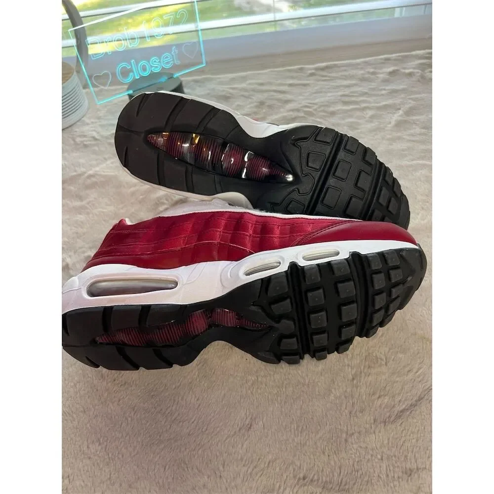 Nike Air Max 95 LX Women's Sneakers Red Size 8.5 Athletic Shoes